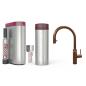 Preview: Quooker Flex | Reservoirs PRO3 | CUBE & Filter | Kupfer Rosé | sofort-Kochend-Wasserhahn